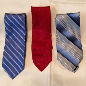 Three designer tie bundle